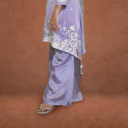 Lavender Luxe Embroidered Kurta Set