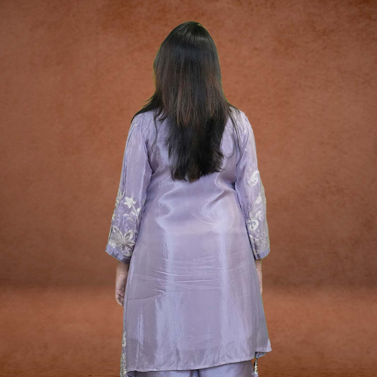 Lavender Luxe Embroidered Kurta Set